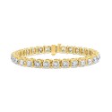 Diamond Tennis Bracelet (10 ct) in 14k White Gold or 14k Yellow Gold