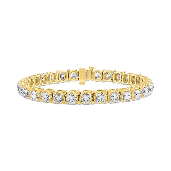 Diamond Tennis Bracelet (10 ct) in 14k White Gold or 14k Yellow Gold