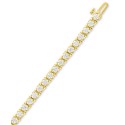 Diamond Tennis Bracelet (10 ct) in 14k White Gold or 14k Yellow Gold