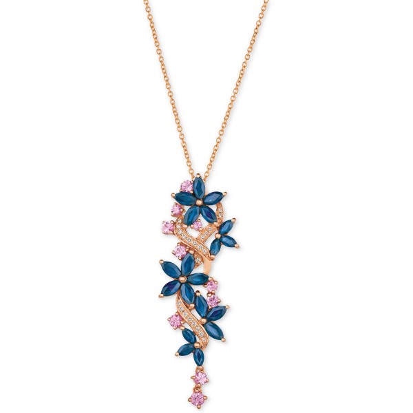 Diamond (1/10 ct) Pendant Necklace in 14k Rose Gold