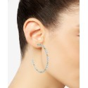 Cultured Freshwater Pearl Hoop Earrings in 14k Gold