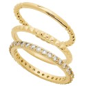 Women's Triple Stack Band Ring Set