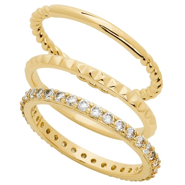 Women's Triple Stack Band Ring Set