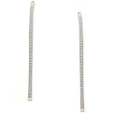 Diamond Skinny Medium Hoop Earrings (1/4 ct), 1.75