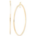 Skinny Extra-Large Hoop Earrings in 10k Gold, 70mm