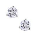 Diamond Stud Earrings (1/4 ct to 1 ct) in 14k White or Yellow Gold