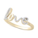 Diamond Ring (1/6 ct) in 14k Gold or 14k White Gold