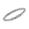 Double Box Link Bracelet in Sterling Silver