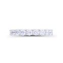 Cubic Zirconia Round and Baguette Eternity Ring